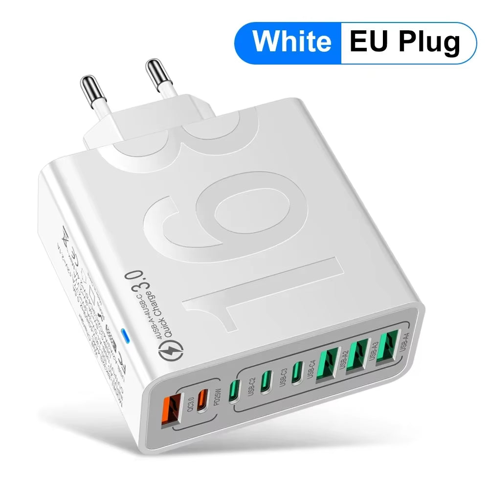 High-Speed Multi-Port USB-C Charger